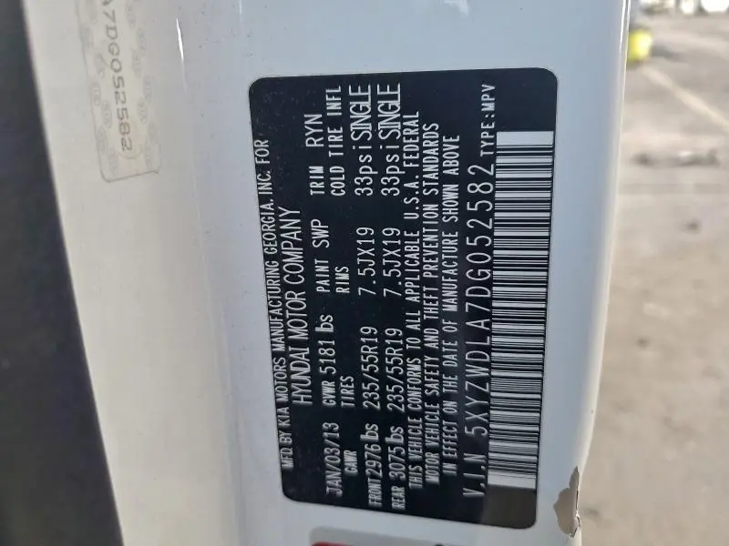 2013 HYUNDAI SANTA FE SPORT   