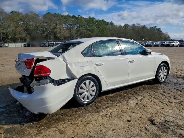 2013 VOLKSWAGEN PASSAT S  