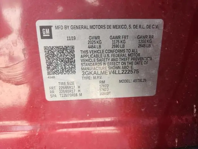 2020 GMC TERRAIN SLE  