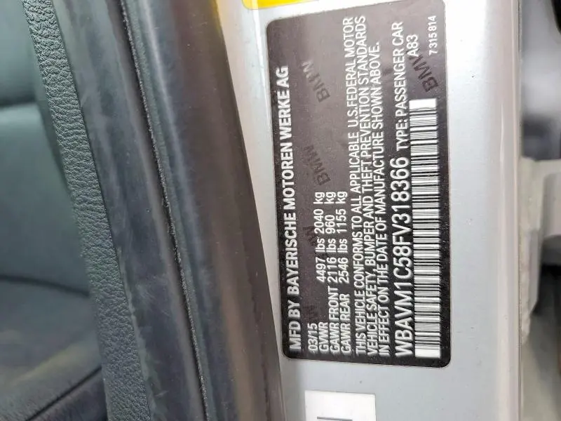 2015 BMW X1 SDRIVE28I  