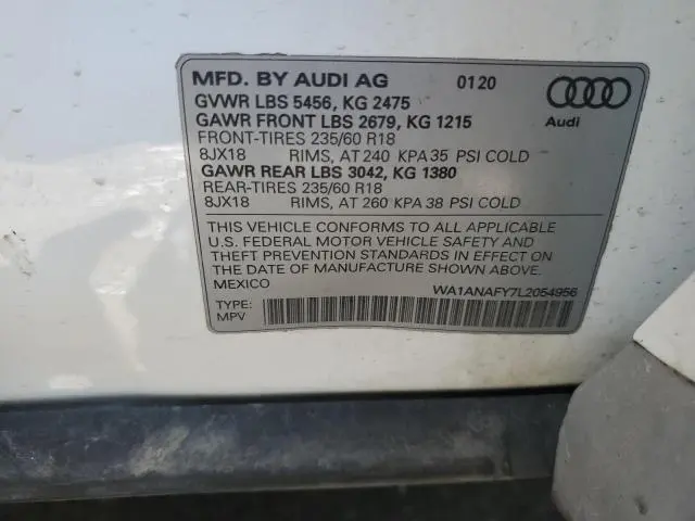 2020 AUDI Q5 PREMIUM  