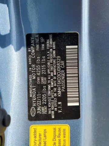2012 HYUNDAI GENESIS COUPE 2.0T  