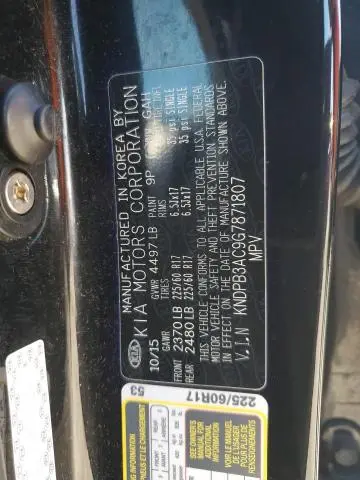 2016 KIA SPORTAGE LX  