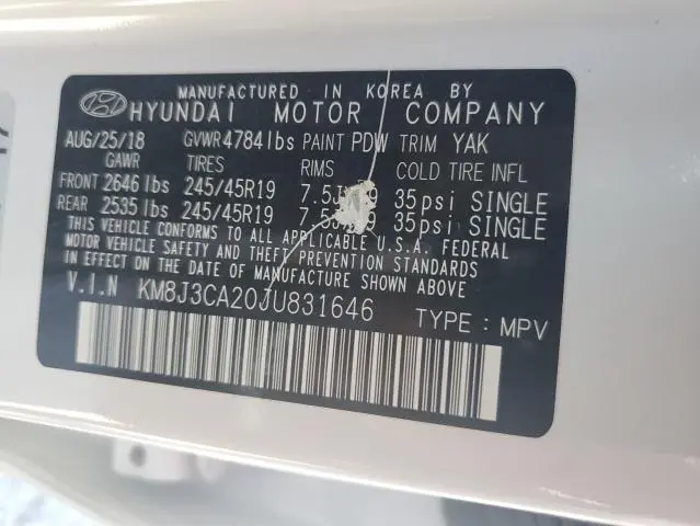 2018 HYUNDAI TUCSON VALUE