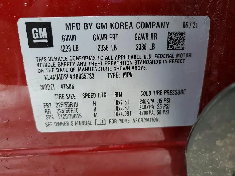 2022 BUICK ENCORE GX SELECT  