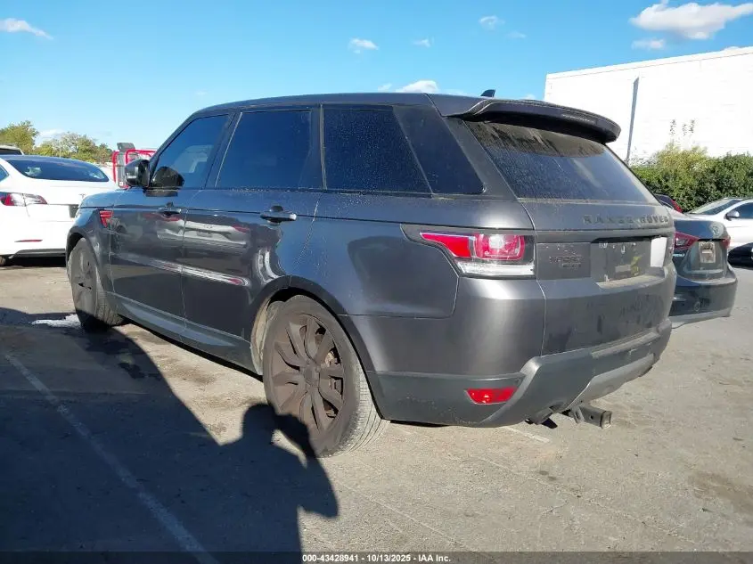 2016 LAND ROVER RANGE ROVER SPORT 3.0L V6 TURBOCHARGED DIESEL HSE TD6