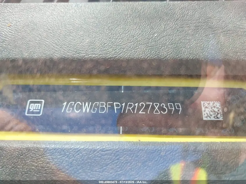2024 CHEVROLET EXPRESS CARGO RWD 2500 EXTENDED WHEELBASE WT