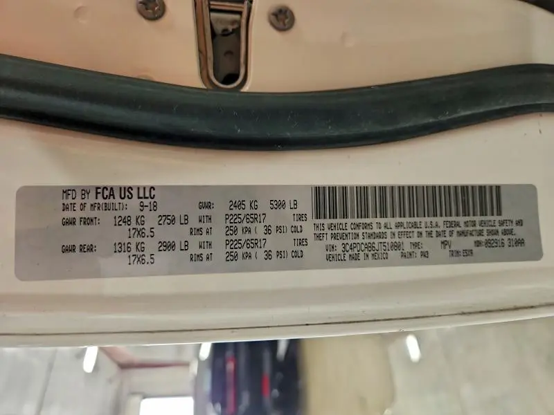 2018 DODGE JOURNEY SE  