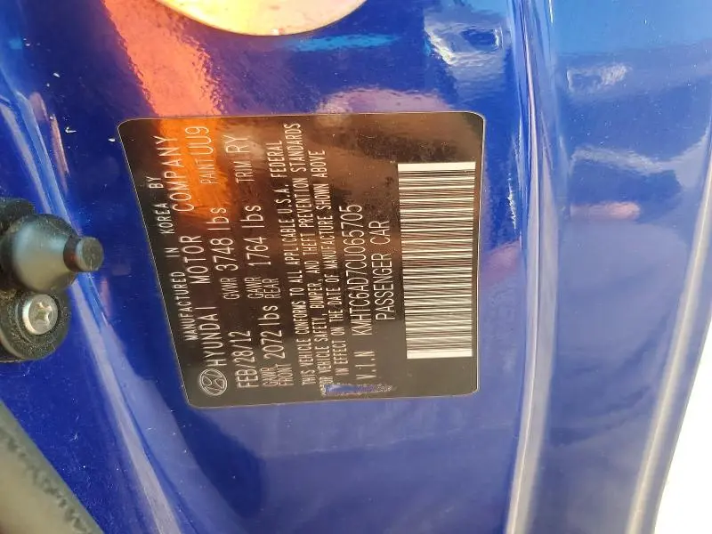 2012 HYUNDAI VELOSTER BASE  
