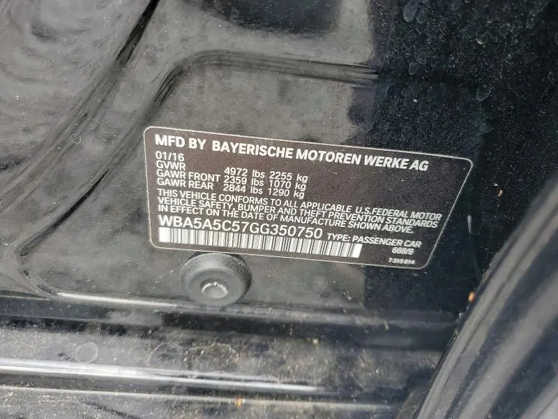 2016 BMW 528 I  