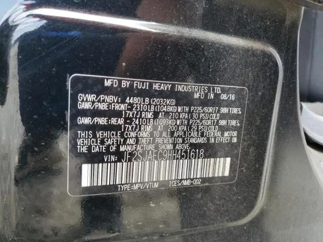 2017 SUBARU FORESTER 2.5I PREMIUM  