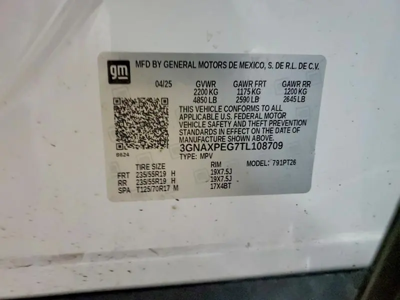 2026 CHEVROLET EQUINOX LT  