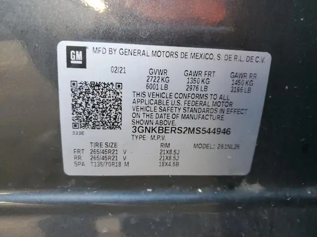 2021 CHEVROLET BLAZER RS  