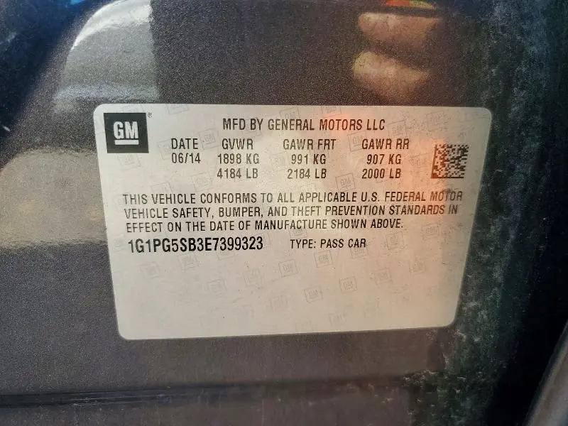 2014 CHEVROLET CRUZE LTZ  