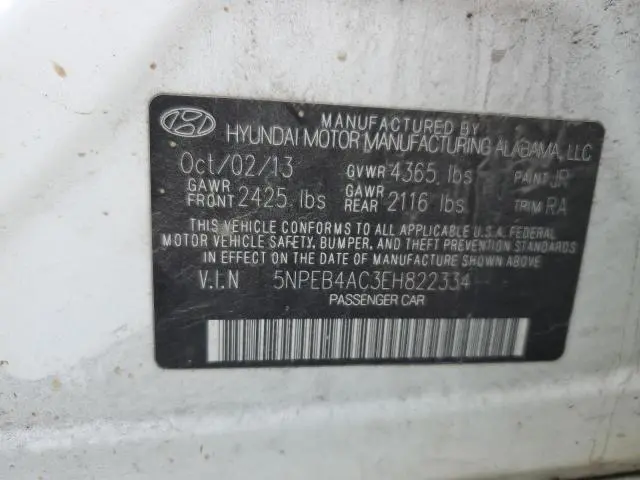 2014 HYUNDAI SONATA GLS  