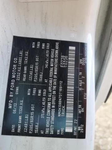 2013 FORD TRANSIT CONNECT XLT