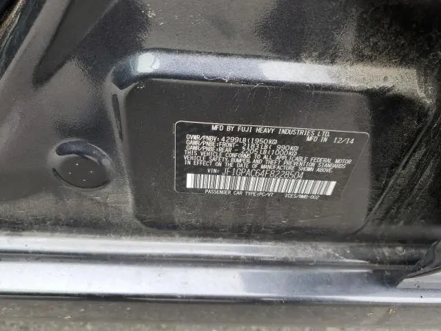 2015 SUBARU IMPREZA PREMIUM  