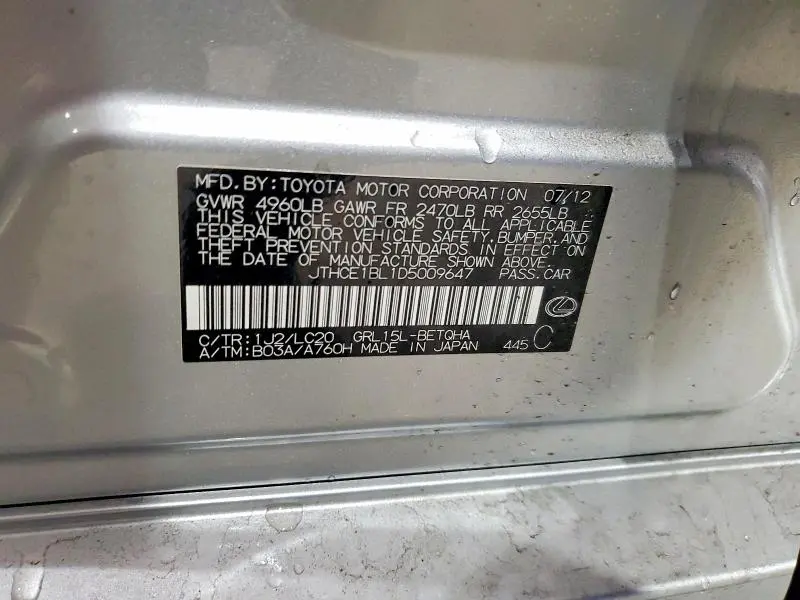 2013 LEXUS GS 350 BASE  