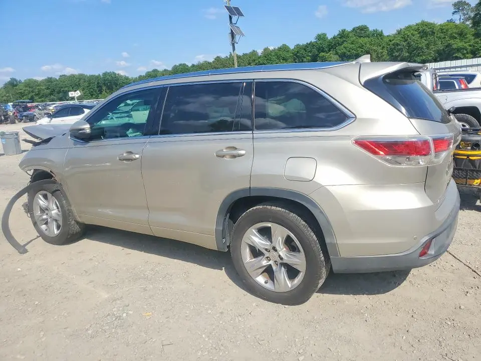 2014 TOYOTA HIGHLANDER LIMITED PLATINUM  