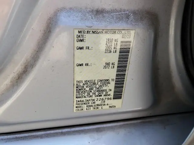 2013 NISSAN ALTIMA 2.5  