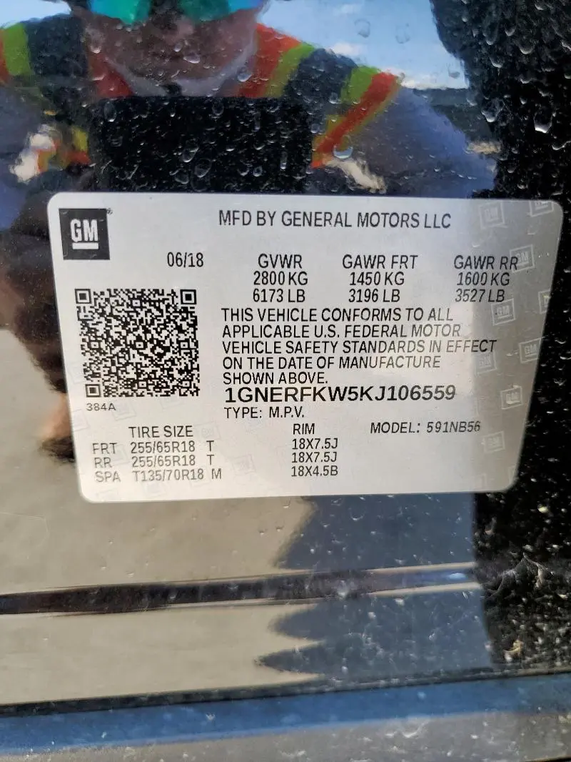 2019 CHEVROLET TRAVERSE LS  