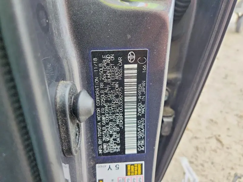 2018 TOYOTA PRIUS TWO  