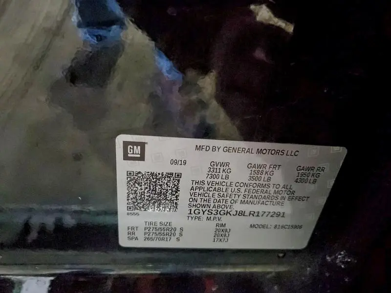 2020 CADILLAC ESCALADE ESV  