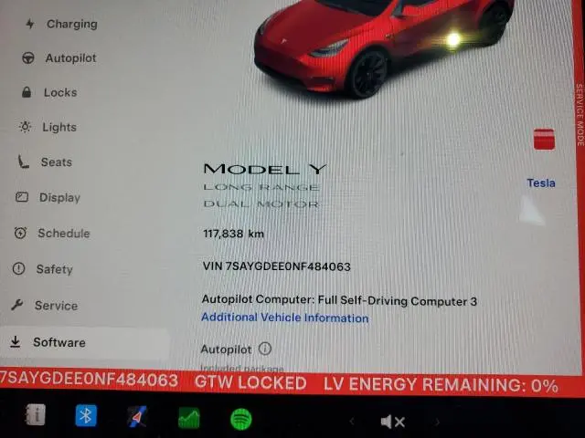 2022 TESLA MODEL Y   
