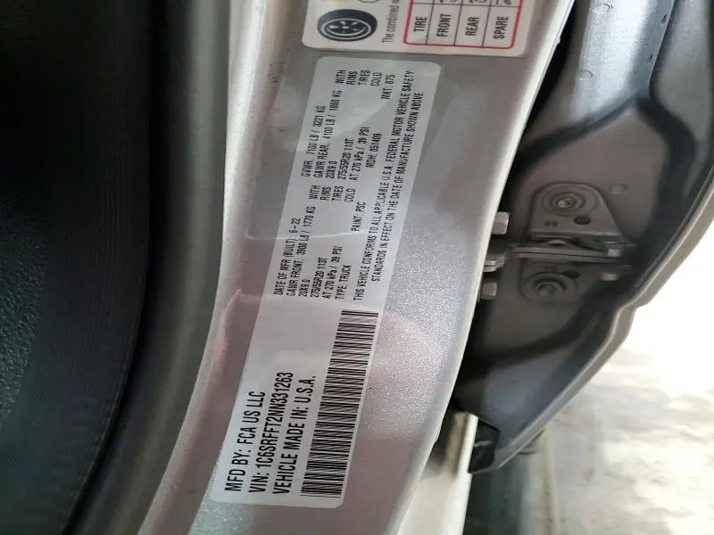 2022 RAM 1500 BIG HORN  