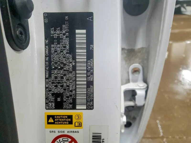 2013 LEXUS RX 350 BASE  