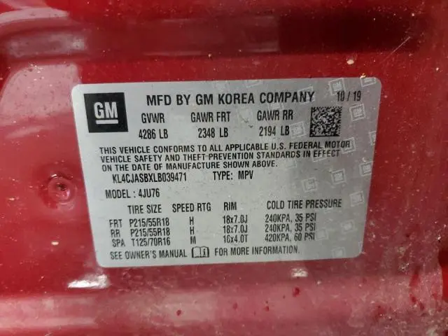 2020 BUICK ENCORE PREFERRED  