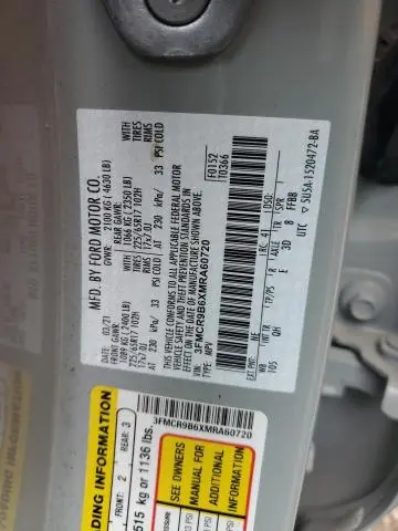 2021 FORD BRONCO SPORT BIG BEND  