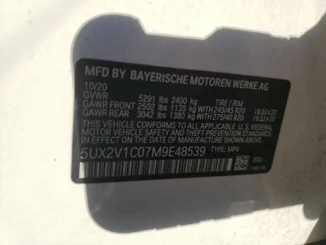 2021 BMW X4 XDRIVE30I
