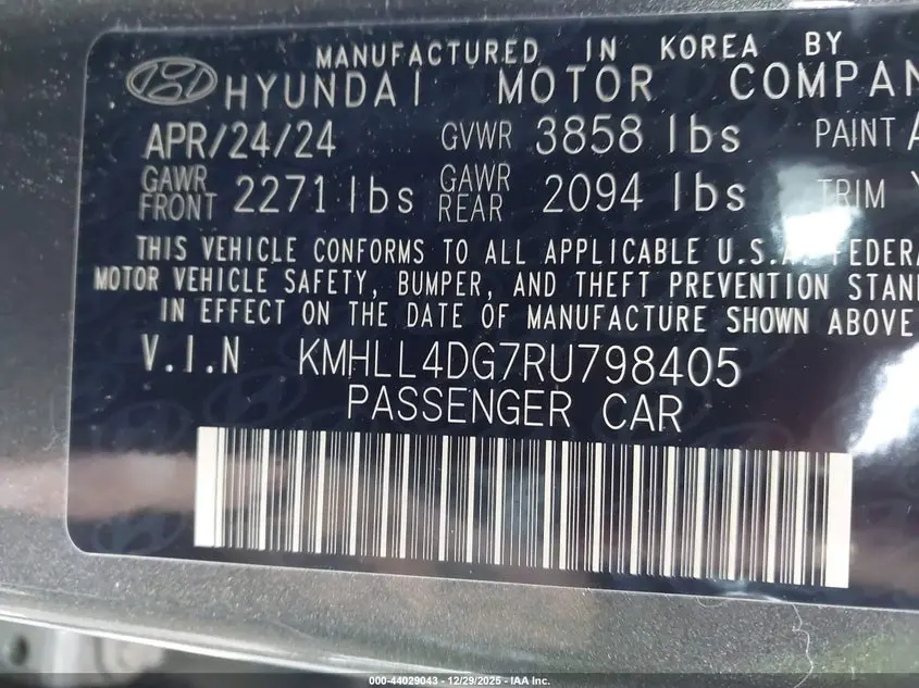 2024 HYUNDAI ELANTRA SE