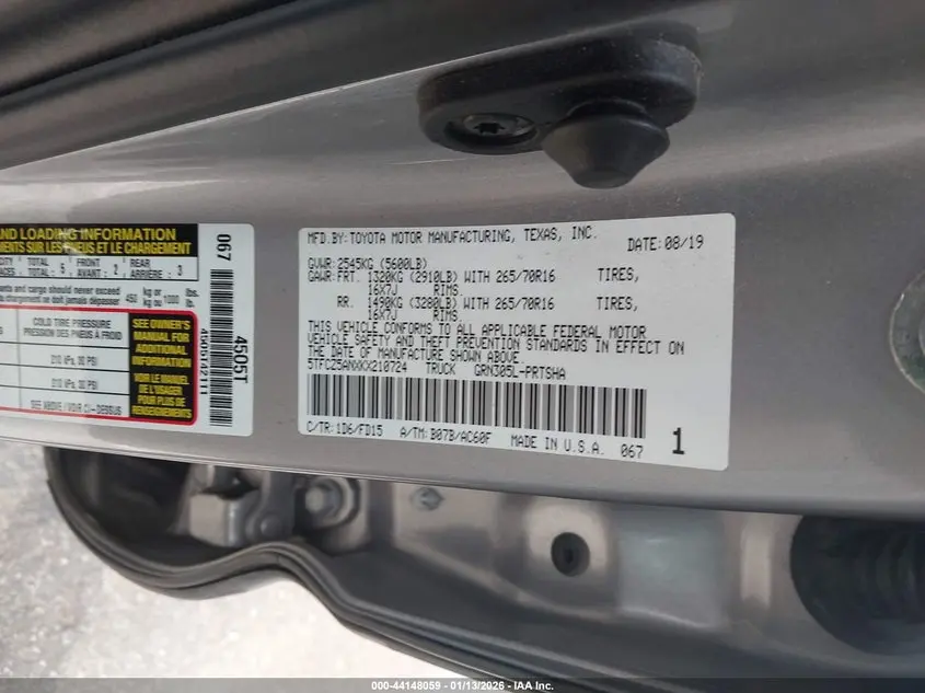 2019 TOYOTA TACOMA TRD OFF ROAD