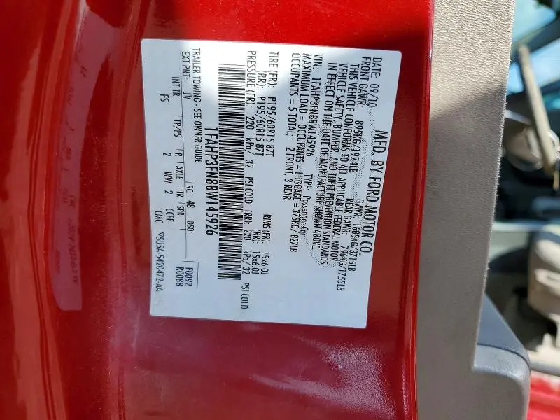 2011 FORD FOCUS SE  