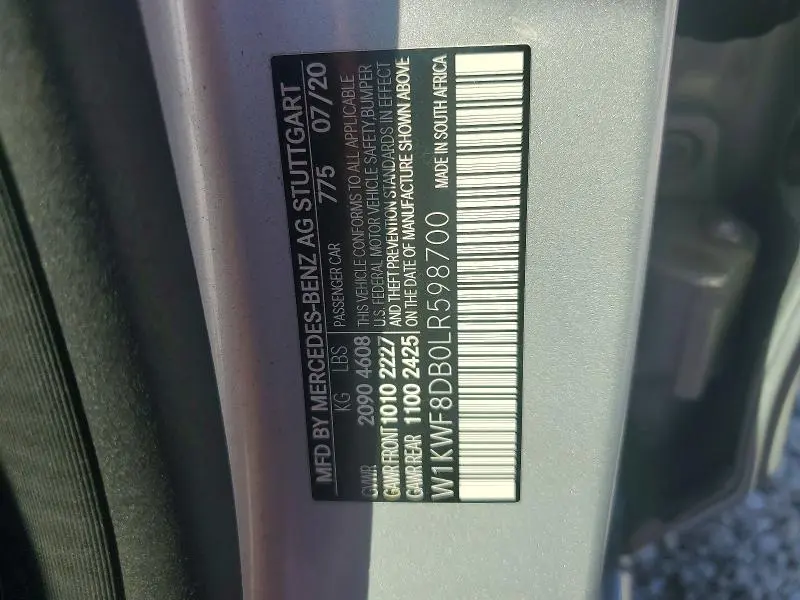 2020 MERCEDES-BENZ C 300  