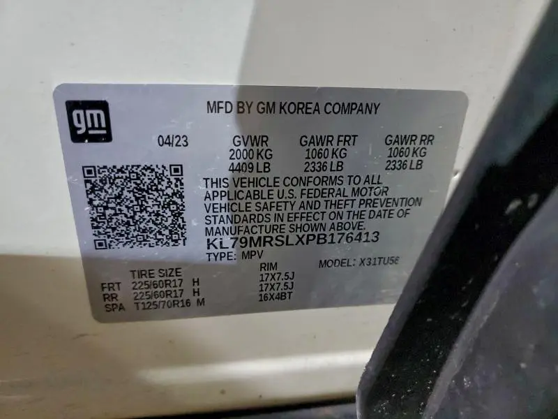 2023 CHEVROLET TRAILBLAZER LT  