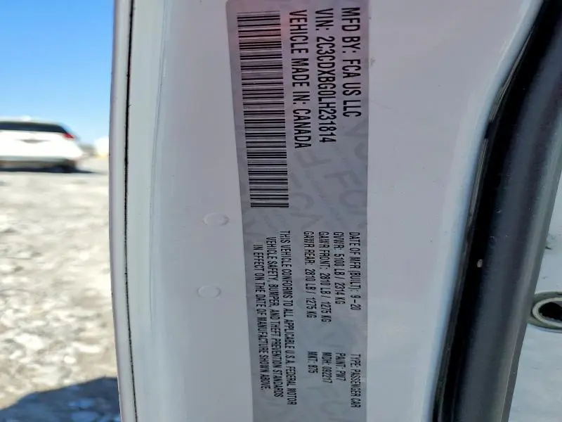 2020 DODGE CHARGER SXT  