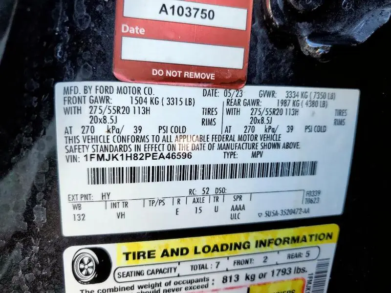 2023 FORD EXPEDITION MAX XLT  