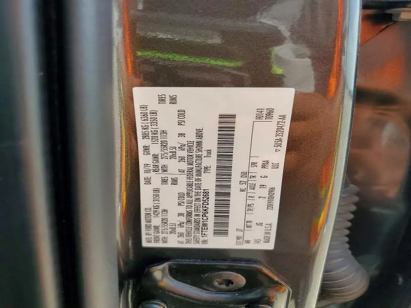 2019 FORD F150 SUPERCREW  