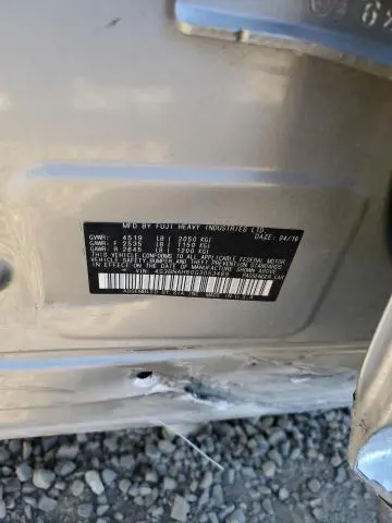 2016 SUBARU LEGACY 2.5I PREMIUM  