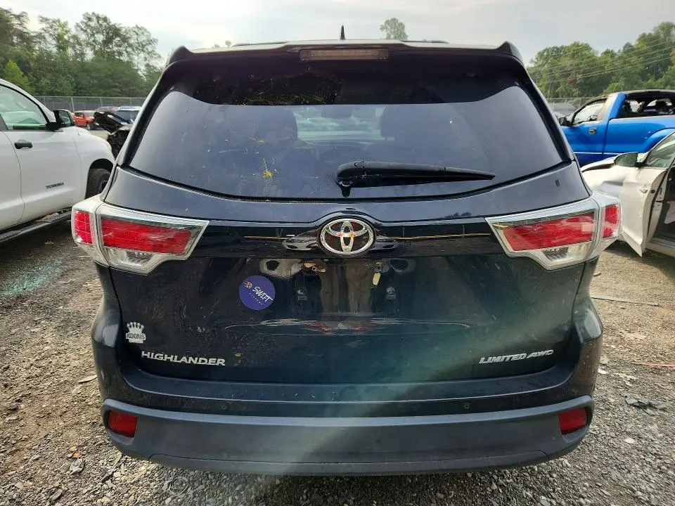 2016 TOYOTA HIGHLANDER LIMITED PLATINUM  