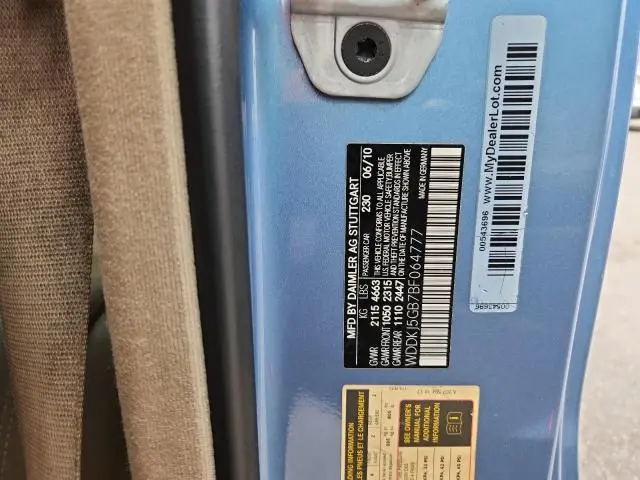 2011 MERCEDES-BENZ E 350