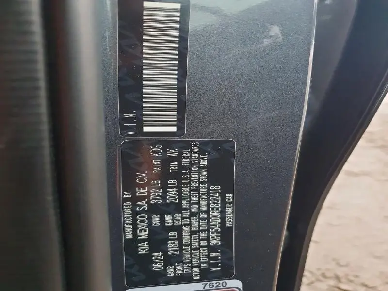 2024 KIA FORTE GT LINE  