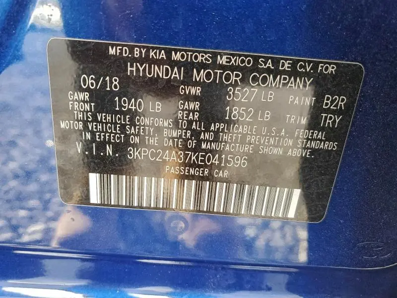 2019 HYUNDAI ACCENT SE  