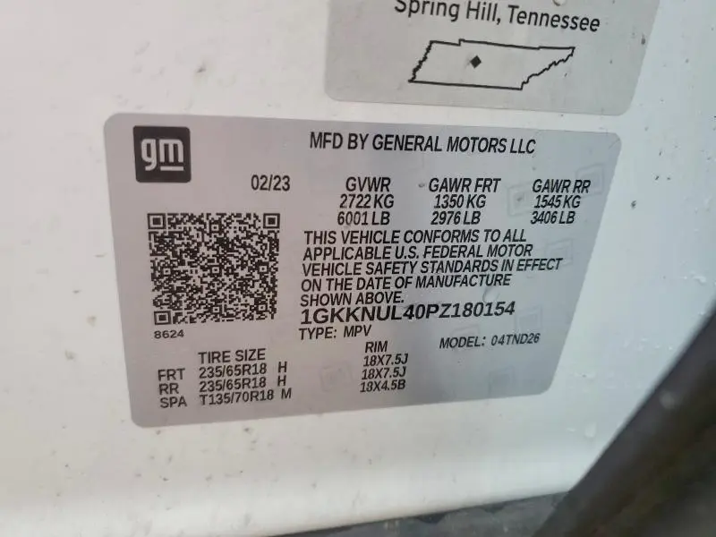 2023 GMC ACADIA SLT  