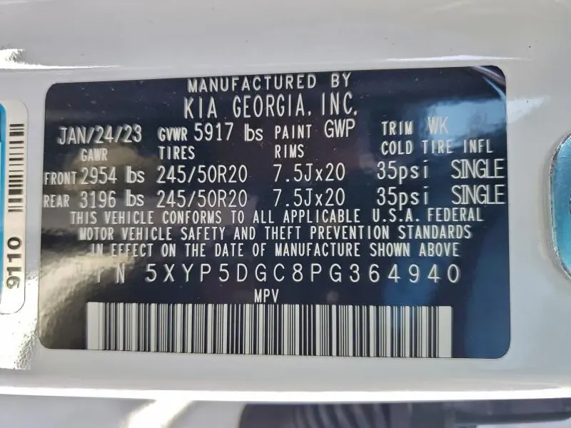 2023 KIA TELLURIDE SX  