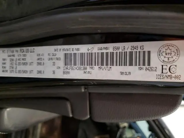 2017 JEEP GRAND CHEROKEE LIMITED  