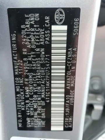 2023 TOYOTA CAMRY LE  